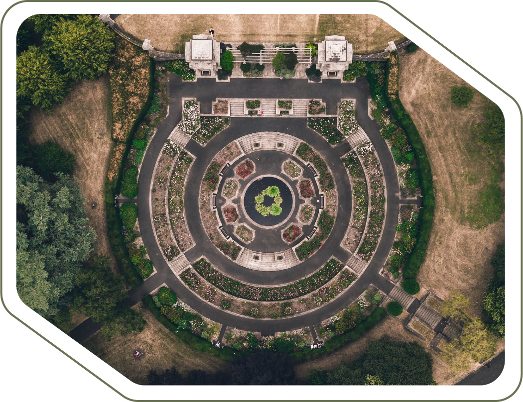 Drone en permacultura